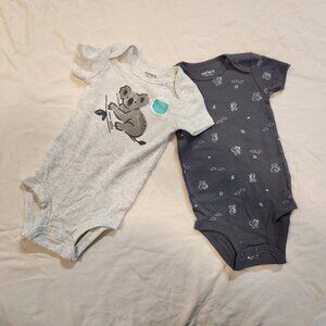 Carter's Child of Mine Onesies 6-9 months Koala
